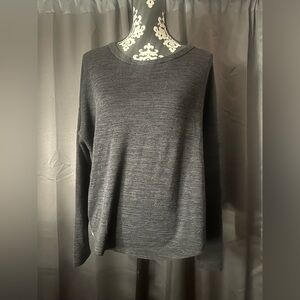 Target Women's Long Sleeve Tee - Dark Gray